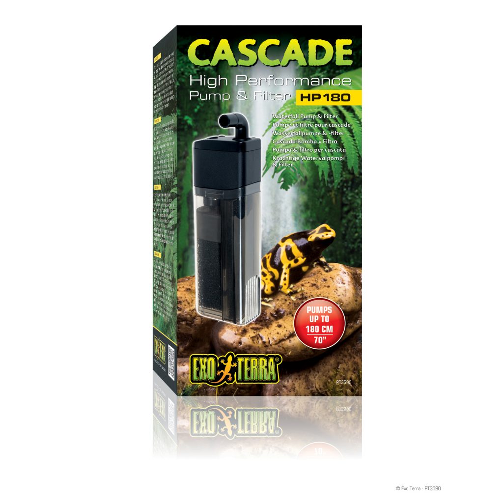 Cascade Exo Terra, pompe et filtre HP180 de haute performance, 180 cm (70 po) BOUTIQUE D