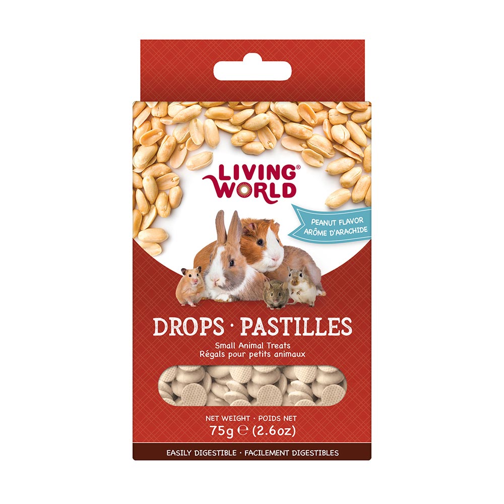 Living World – Jouet à mâcher comestible, Lit de fleurs, multicolore, 150 g