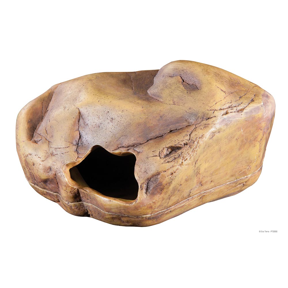 Cachette En Résine Pour Reptiles - Abri Pour Gecko, Tortue, Grenouille Et Dragon Barbu (2 Tailles)