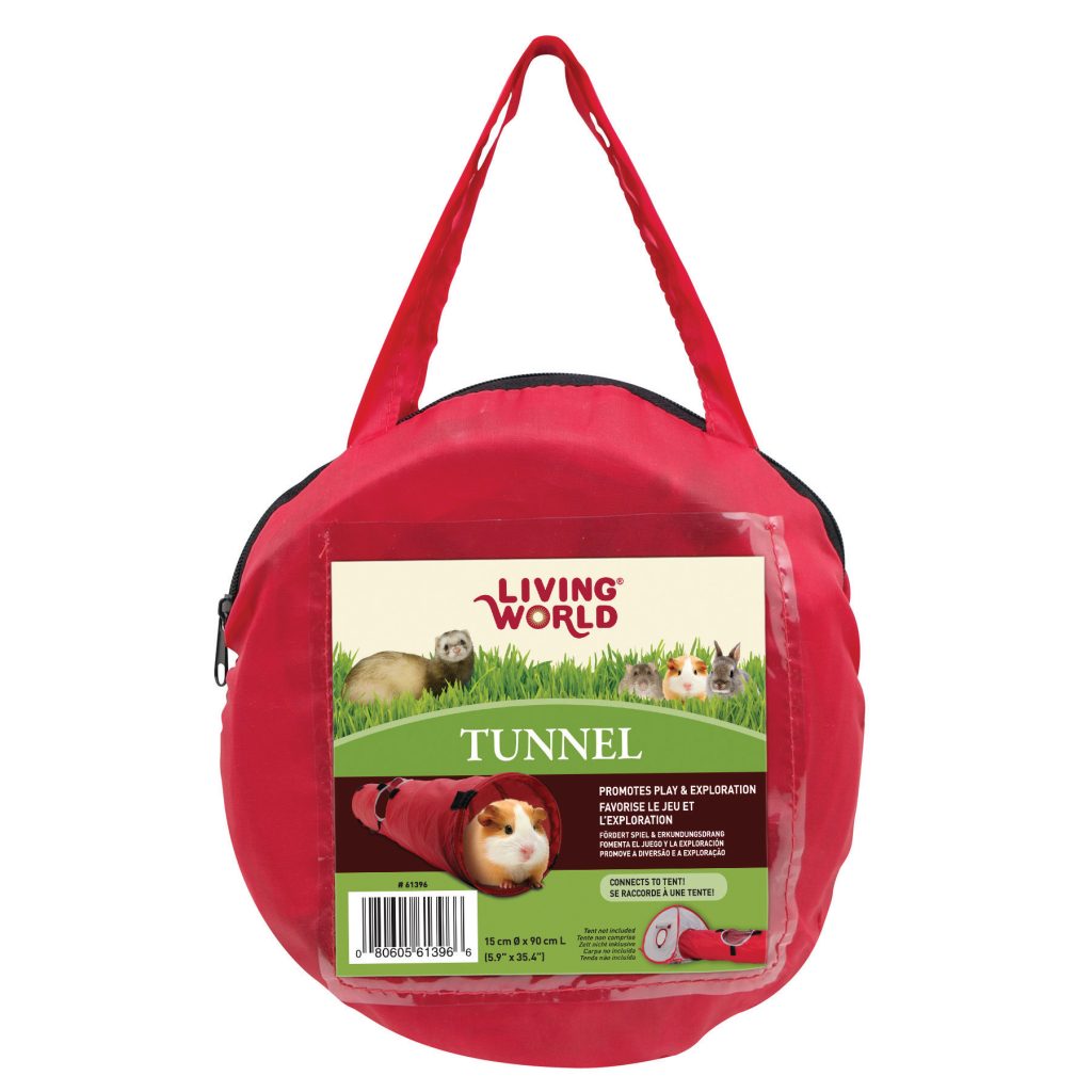 Living World - Tenda Per Animali Domestici, Colori Blu/Rosso, Rifugio Morbido Per Gatti E Piccoli Cani